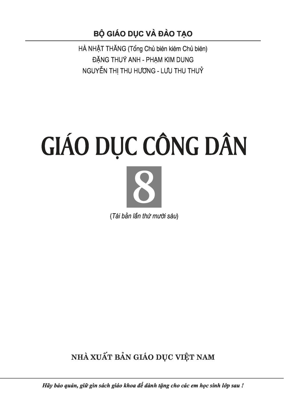 Download Giáo dục công dân 8