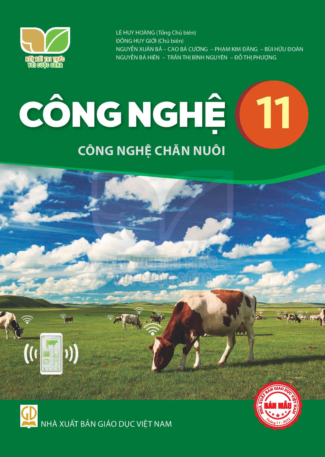 Download SGK Công nghệ 11 &#8211; Chăn nuôi - Kết Nối Tri Thức