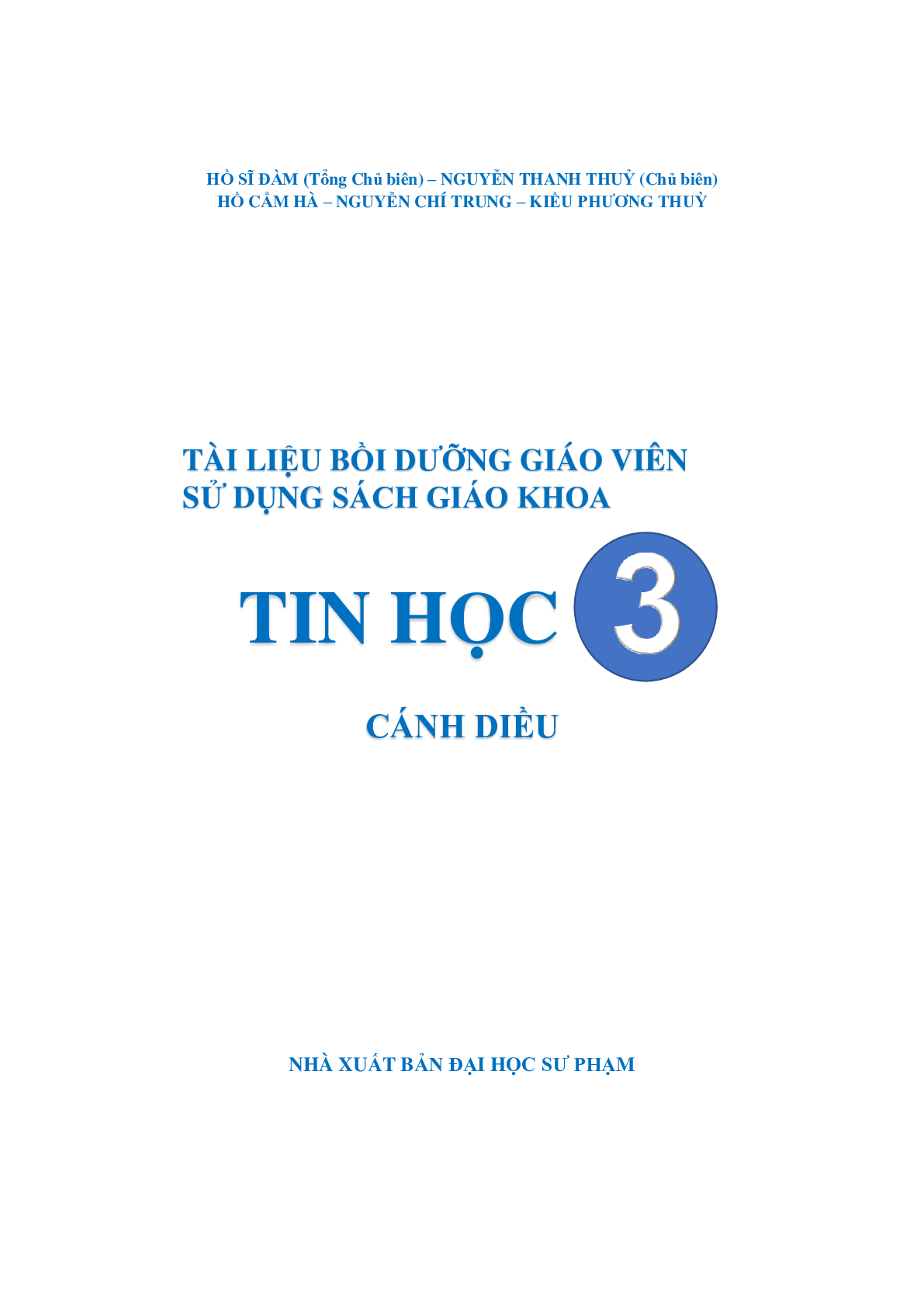 Download BDGV Tin học 3 - Cánh Diều