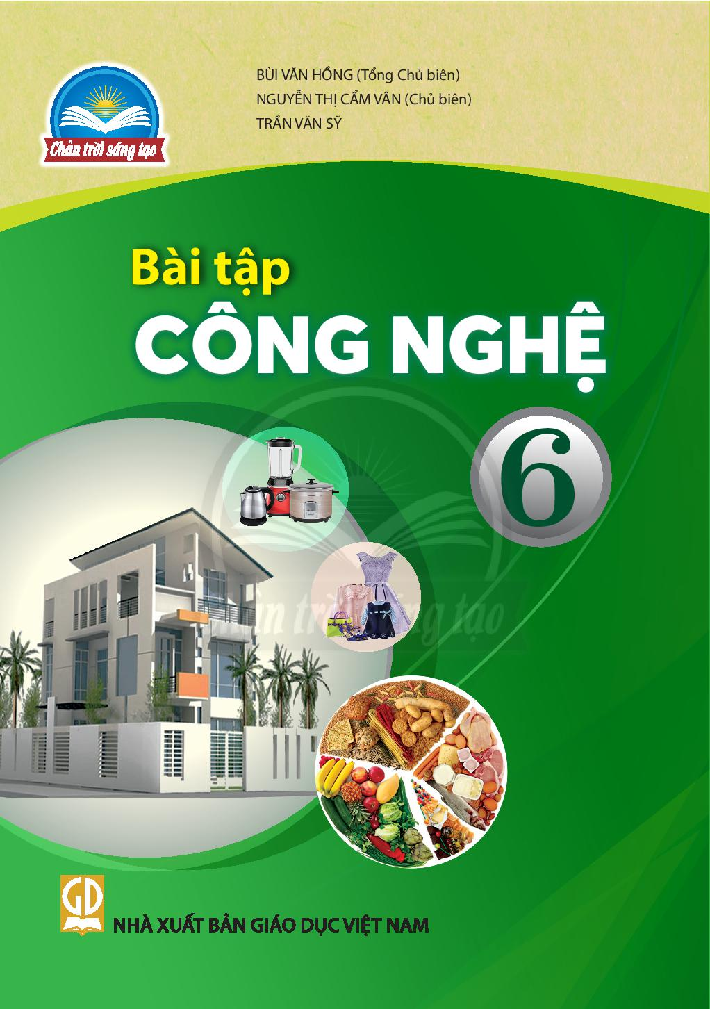 Download SBT Công nghệ 6 - Trân trời sáng tạo