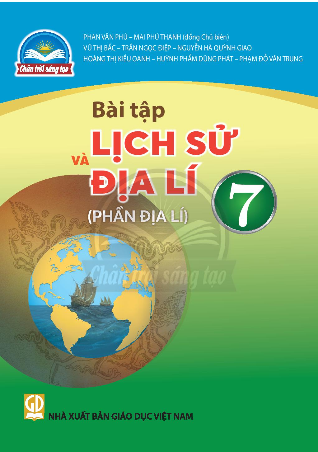 Download SBT Lịch sử và Địa lí 7 &#8211; Phần Địa lí - Trân trời sáng tạo