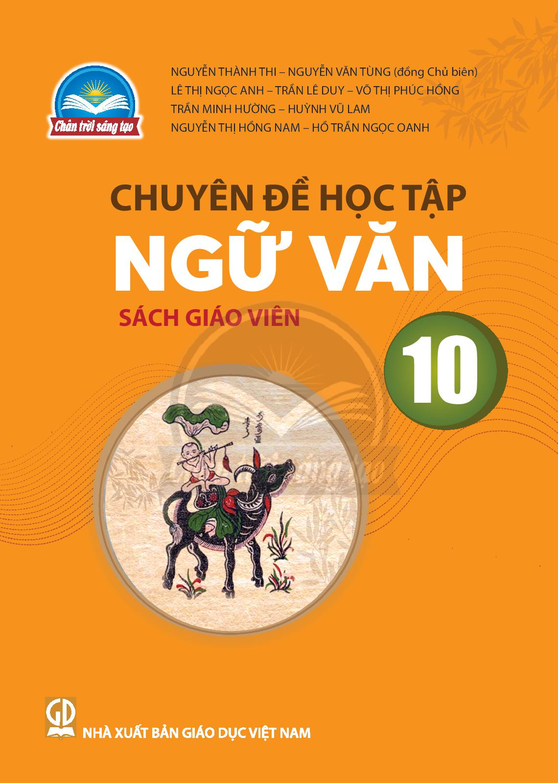 Download SGV Chuyên đề học tập Ngữ văn 10 - Trân trời sáng tạo